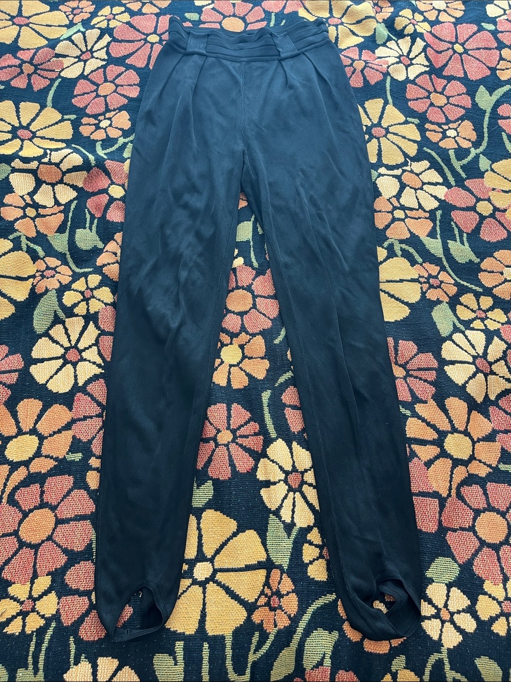 High-Waisted Designer Stirrup Pants